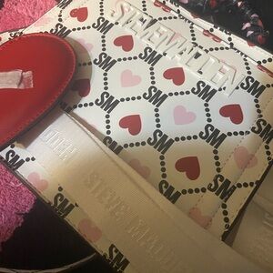 Steve Madden Red and Pink Heart Bag Valentine’s Day bag